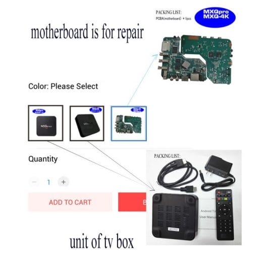TV Box PCBA Motherboard for Repair