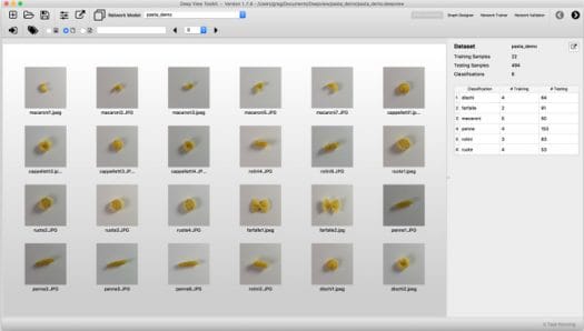 Pasta Training Images