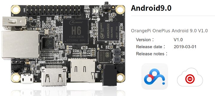 Orange Pi One Plus Android 9.0
