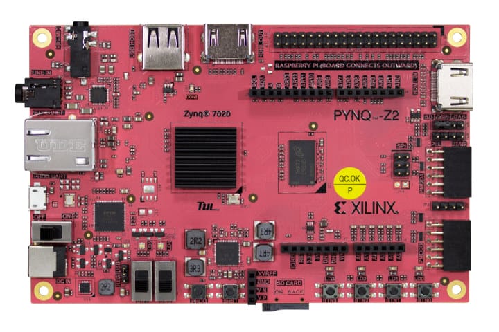 PYNQ-Z2 Python FPGA Board Adds Raspberry Pi Header, 24-Bit Audio