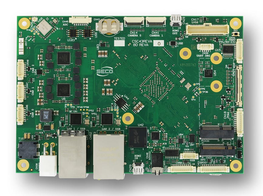 Seco SBC-C43 SBC Features NXP I.MX 8 QuadMax Processor, 8GB RAM - CNX ...