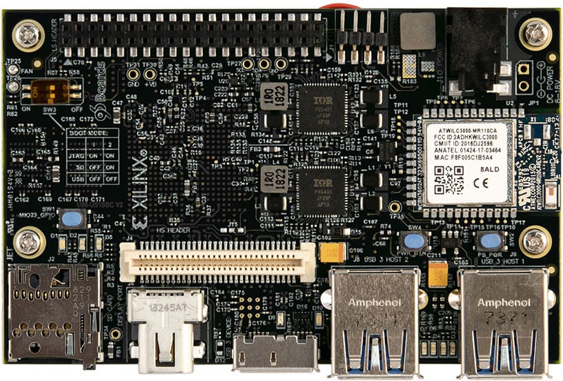 Ultra96-V2 96Boards AI Platform Adds Certified WiFi, PMICs