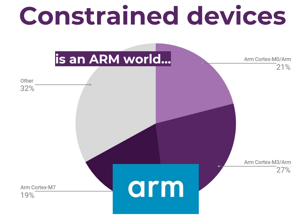 Constrained devices Arm IoT