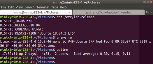 MINIX NEO Z83-4U Uptime