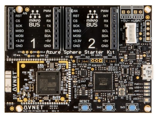 MT3620 mikroBUS development board