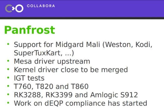 Panfrost open source arm gpu driver