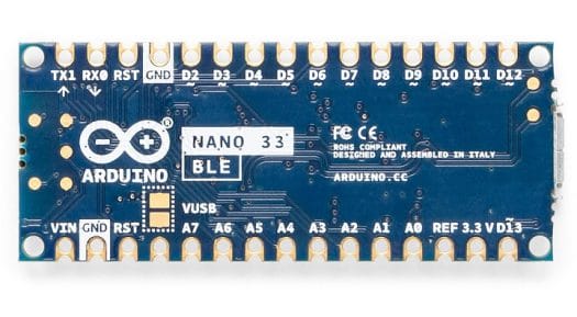 Arduino Nano 33 BLE Pinout