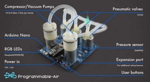 Programmable-Air Arduino Nano Pneumatics Kit
