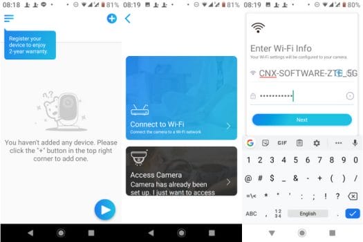 Realink Android WiFi Connection
