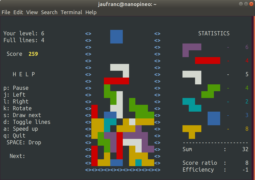 Friday Fun: Play Tetris in a Linux Terminal - CNX Software