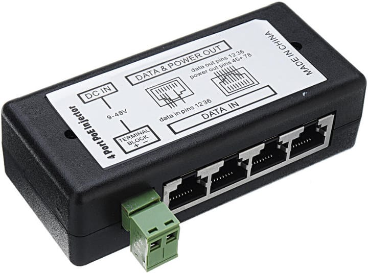 3 Ways to Power Devices with PoE: Wall Plug, Multi-port Injectors, and  Injector/Splitter Cables - CNX Software