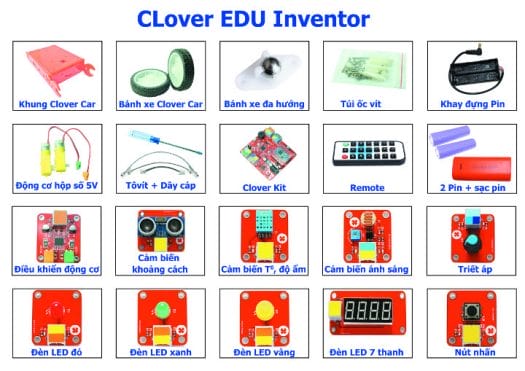 Clover EDU Inventor RJ11 Modules