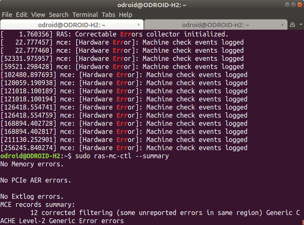 Machine Check Exception Error Linux