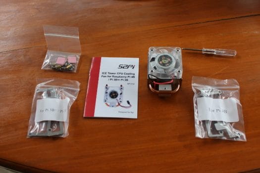 Raspberry Pi 4 ICE Tower-Cooling Fan Content