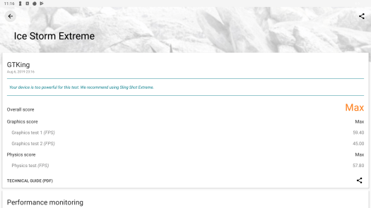Beelink GT-King 3Dmark Ice Storm Extreme
