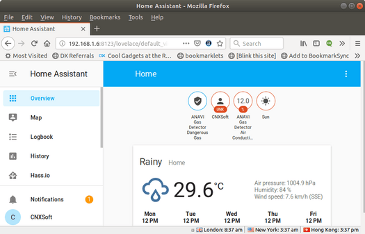 Home-Assistant ANAVI Gas Detector