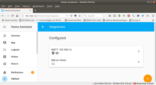 Home Assistant MQTT Broker Integration
