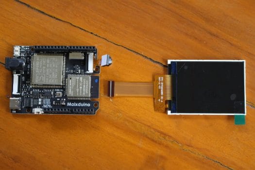 Maixduino kit with camera, LCD display