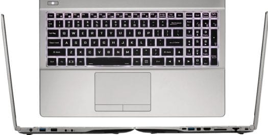 System76 Galago Daster Keyboard & Ports