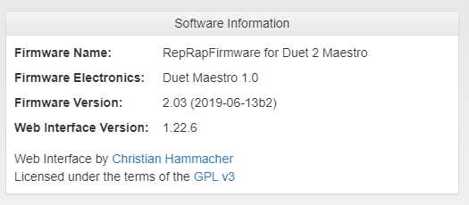 RepRap Firmware 2.03