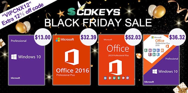 Windows 10 & Microsoft Office Black Friday 2019