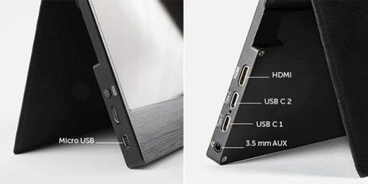 DeskLab 4K Portable Display Ports