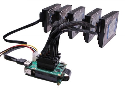 Rock Pi 4 5 SATA + eSATA drives