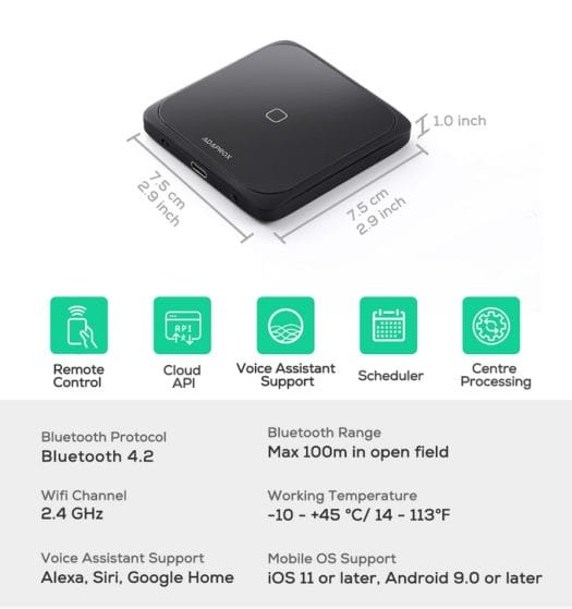 Fingerbot Bluetooth Mechanical Finger Enables Automation for most Home  Appliances (Crowdfunding) - CNX Software