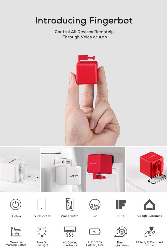 The Fingerbot Turns Anything with a Switch into a Smarthome Device