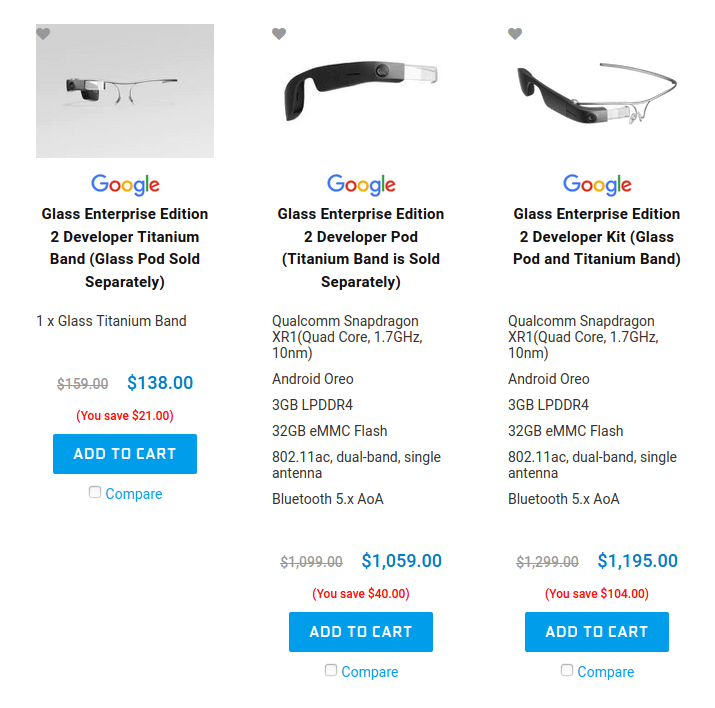 Buy Google Glass Enterprise Edition 2
