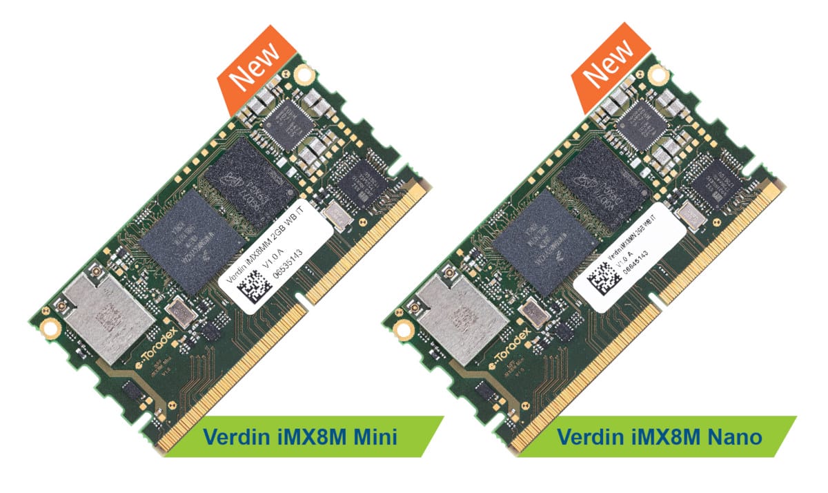 Toradex Launches New Verdin Arm SoM Family Starting With IMX8M Mini ...