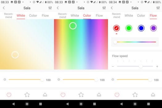 Yeelight Color Selection