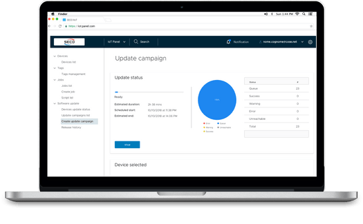 EDGEHOG IoT Panel Software Updates