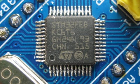 Fake STM32 Chip