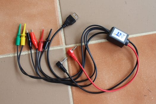 Banana plug cable for Otii Arc