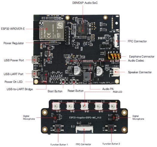 ESP32-Vaquita-DSPG & MIC Board