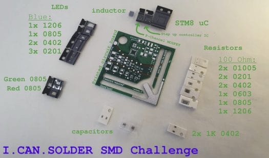 I.Can.Solder SMD Challenge PITA