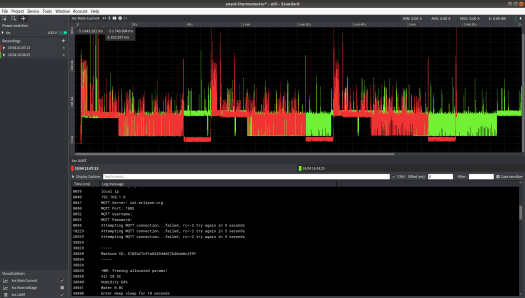 Otii ESP32 Deep Sleep
