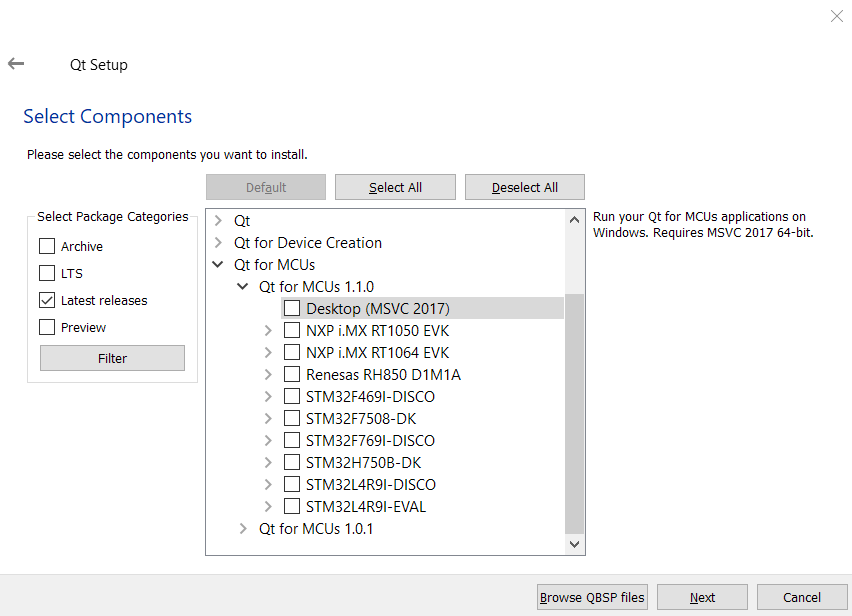 Qt for MCUs 1.1 Adds Support for more STM32 and NXP i.MX RT Boards