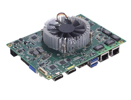 AMD Ryzen Embedded V1807B Cooling with Round Heatsink + fan