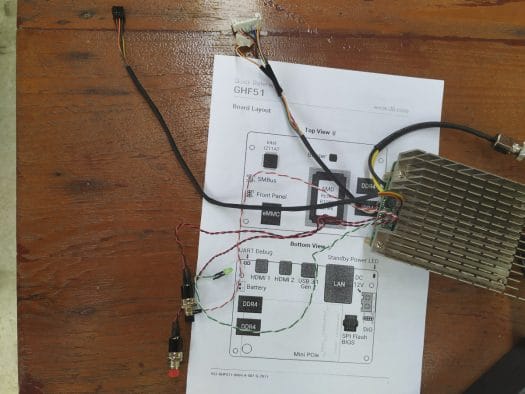 GHF51 Front Panel & SMBus cable connection