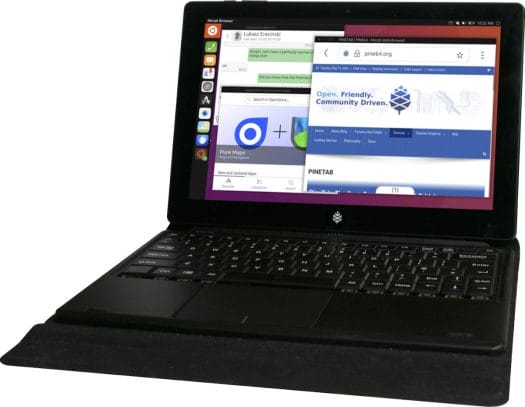PineTab Linux Tablet with Detachable Keyboard