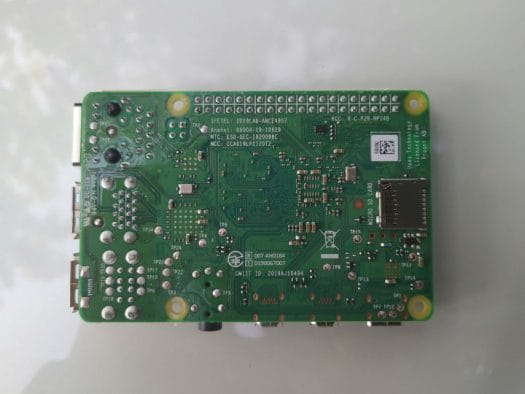 Raspberry Pi 4 Board Back