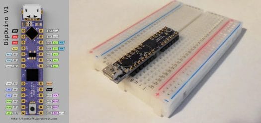 Ultra-narrow Arduino Board for Breadboard