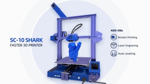 SC-10 Shark Faster 3D Printer