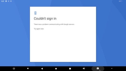 Beelink GS-King X Google Play Can't Sign-in