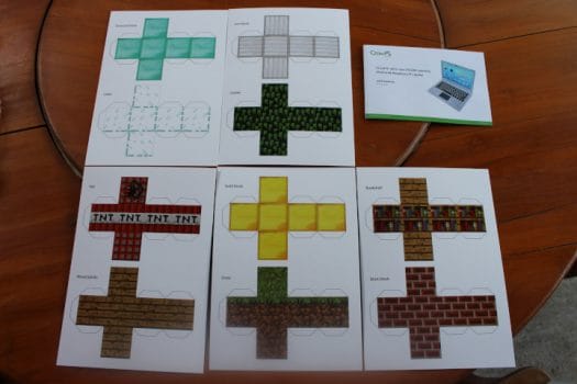 CrowPi2 User Manual Minecraft carton paper