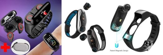Fitness trackers earphones