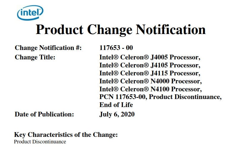 roddel Durf koepel Intel Issues Product Discontinuance Schedule for Gemini Lake Processors - CNX Software roddel Durf koepel Intel Issues Product Discontinuance Schedule for Gemini Lake Processors - CNX Software
