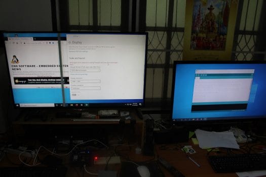 ODYSSEY-X86J4105 USB-C Hub to HDMI TV